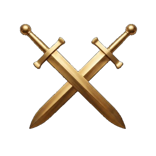 Crossed swords representing the Search Slayers brand